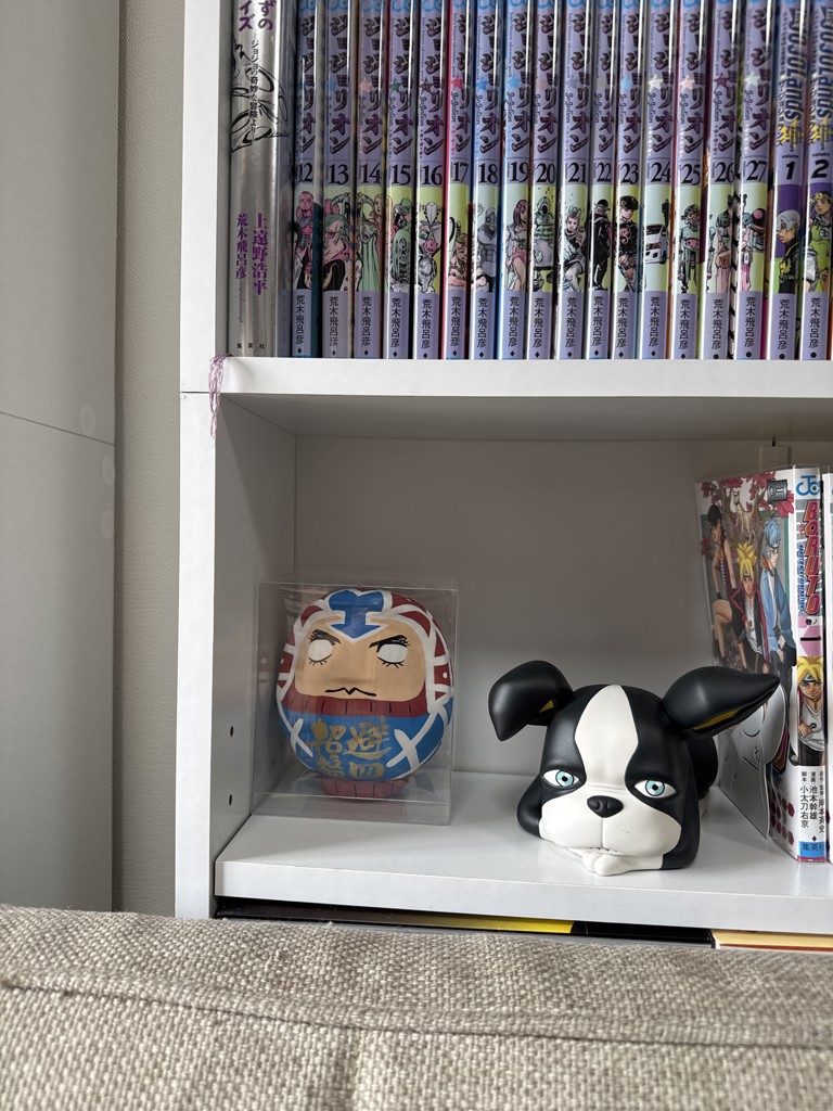 アニメ『ジョジョの奇妙な冒険 黄金の風』ミスタの避四招福だるま