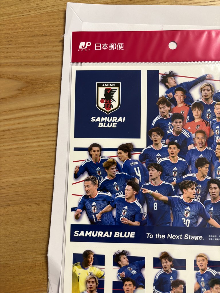 SAMURAI BLUE オリジナル フレーム切手（数量限定受注）｜郵便局の