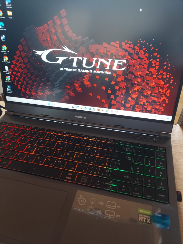 G-Tune E5-165 [ Windows 11 ]│パソコン(PC)通販のマウス