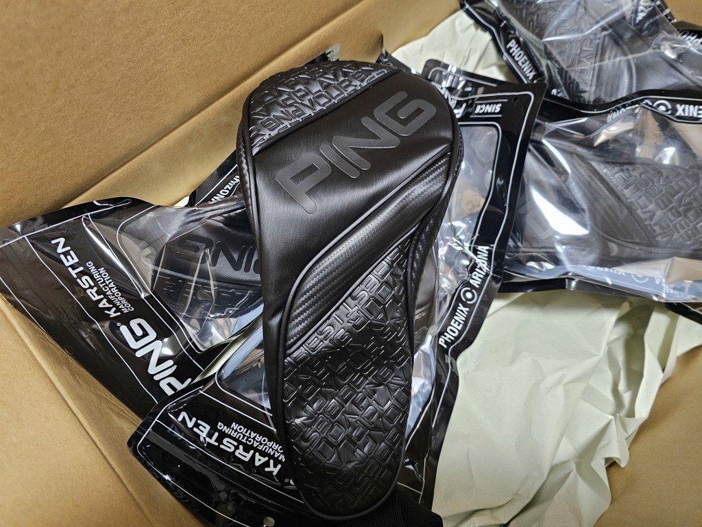 HC-U2614 ツアーシャフトヘッドカバー ハイブリッド用(ブラック