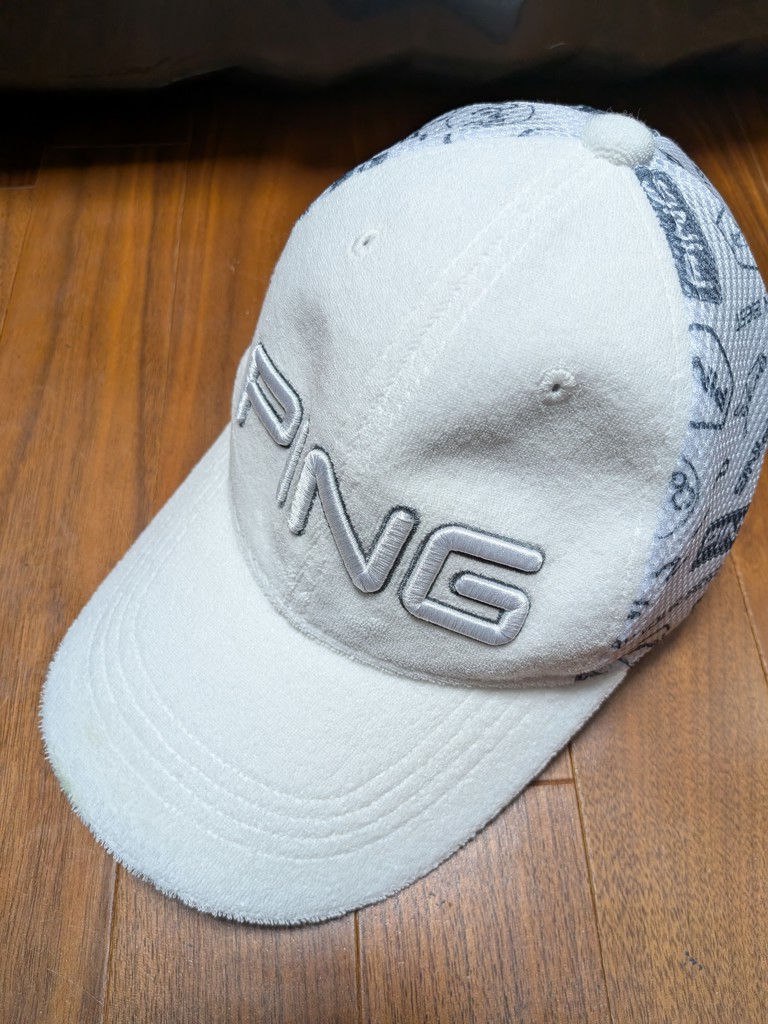 HW-U2602 パイルメッシュキャップ(ホワイト): ヘッドウェア│PING