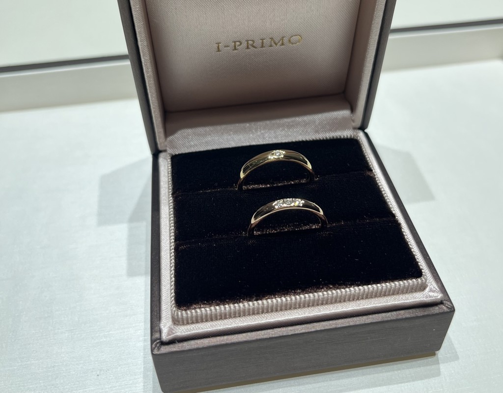 I-PRIMO オリジンビリーフ3石 オリジンビリーフ03｜結婚指輪（マリッジリング）｜カップルに