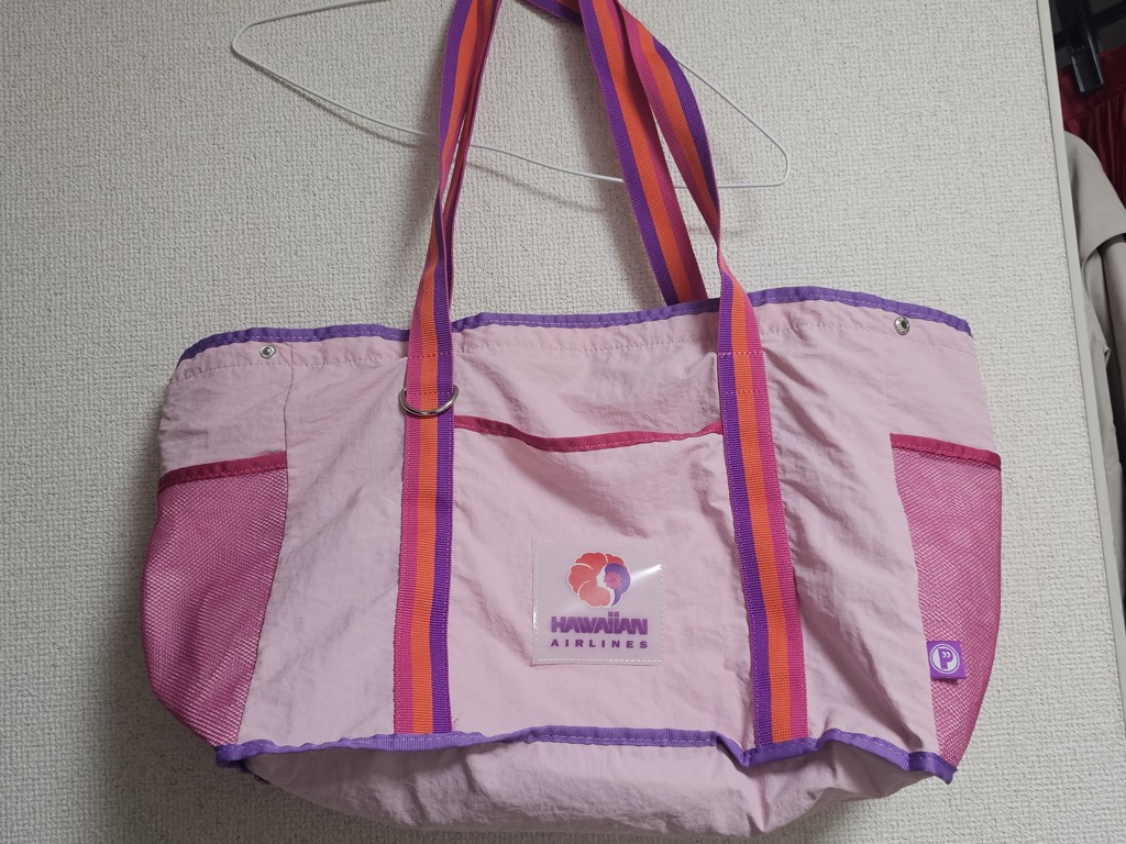 PLAZA BASICS HAWAIIAN AIRLINES ハワイアン航空 簡易保冷トートバッグ
