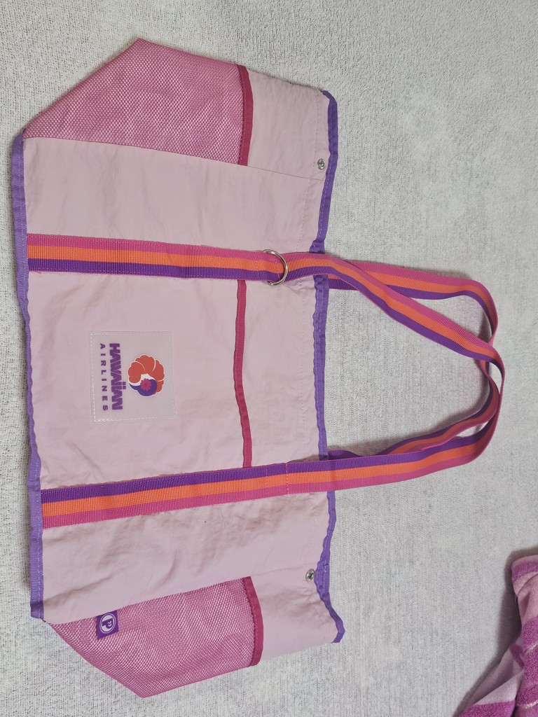 PLAZA BASICS HAWAIIAN AIRLINES ハワイアン航空 簡易保冷トートバッグ