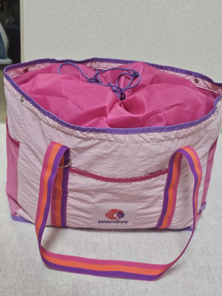 PLAZA BASICS HAWAIIAN AIRLINES ハワイアン航空 簡易保冷トートバッグ