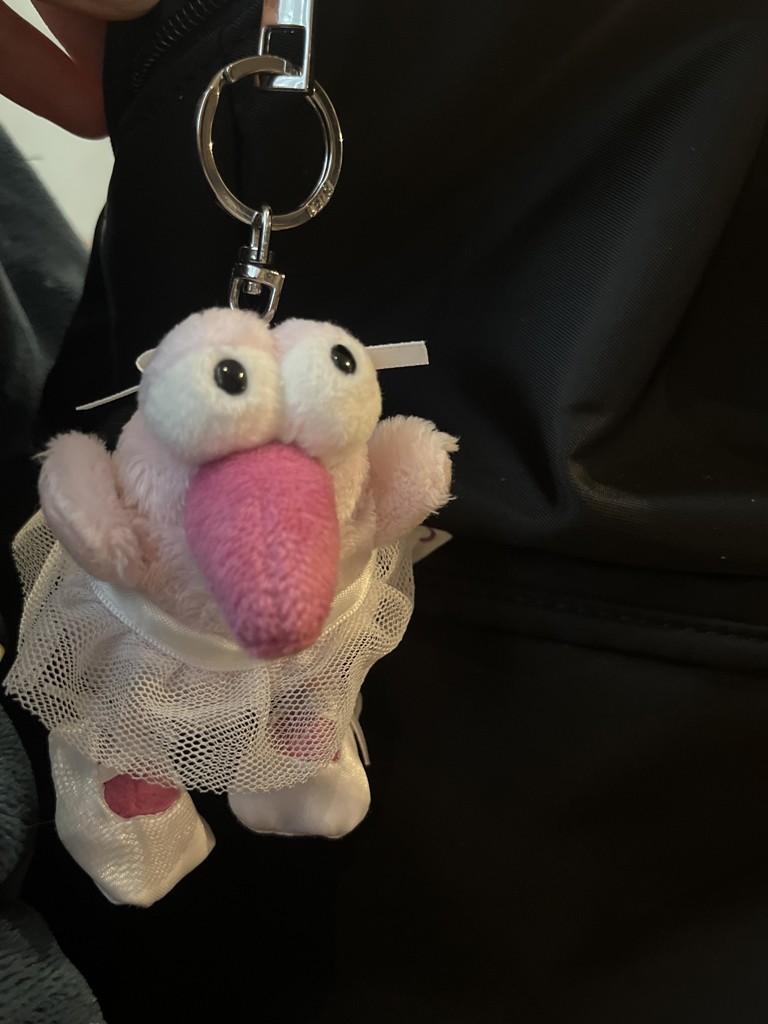 ニキ NICI ぬいぐるみキーリング バレリーナ(タレミミウサギ): 通常