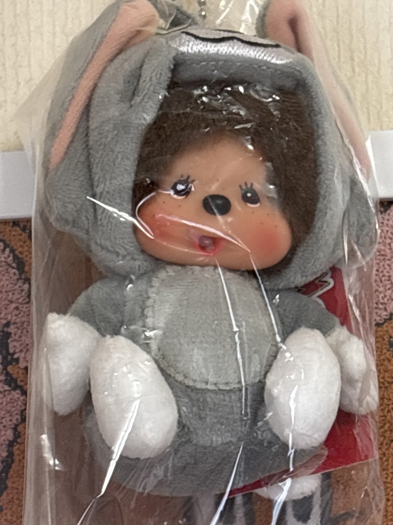 TOM and JERRY トムとジェリー × モンチッチ 顔でかSSキーチェーン