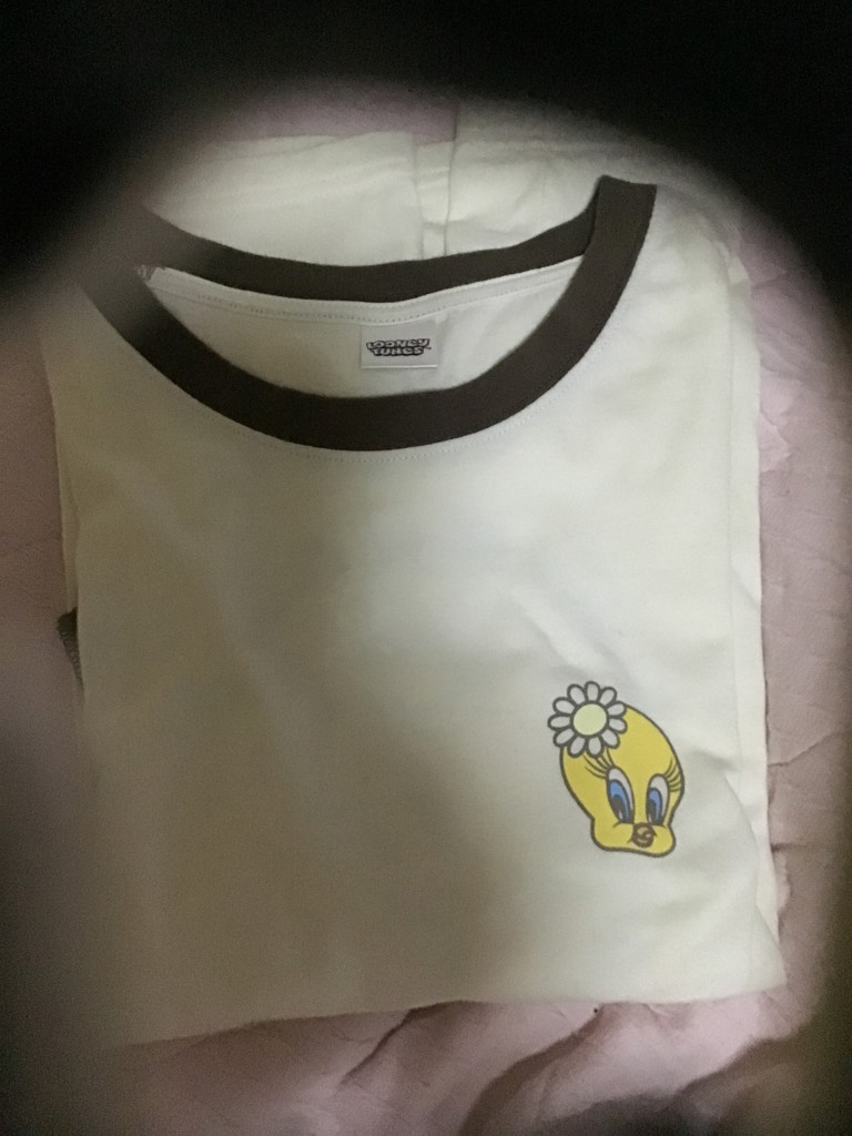 LOONEY TUNES / ルーニー・テューンズ / リンガーTシャツ バニラ
