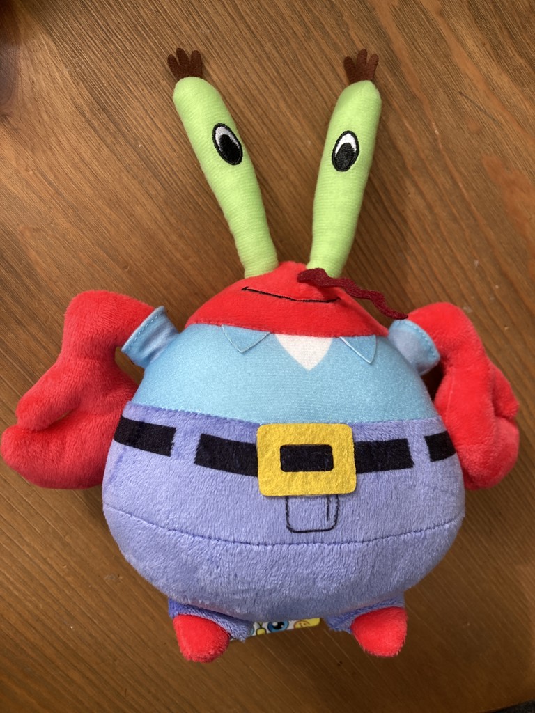 スポンジボブ カニカーニ ぬいぐるみ ポーチ ペンスタンド スポンジ