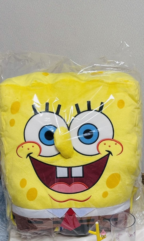 SpongeBob SquarePants スポンジ・ボブ ダイカットクッション