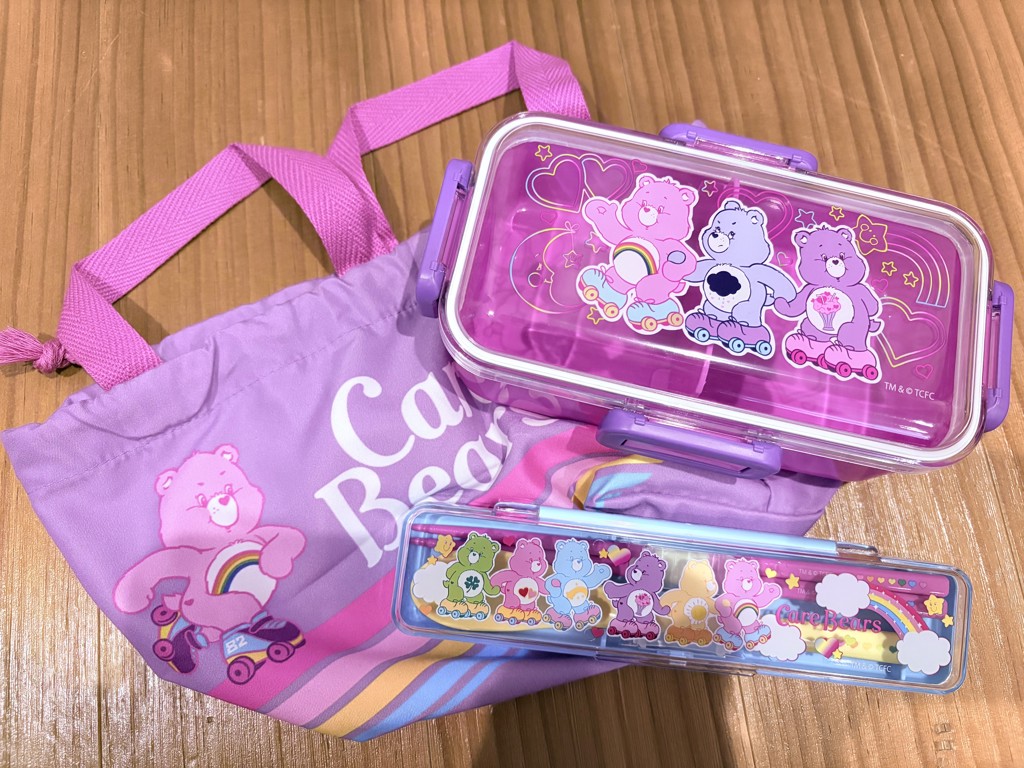 Care Bears ケアベア ランチ巾着 SKATE(ランチ巾着): 通常| プラザ