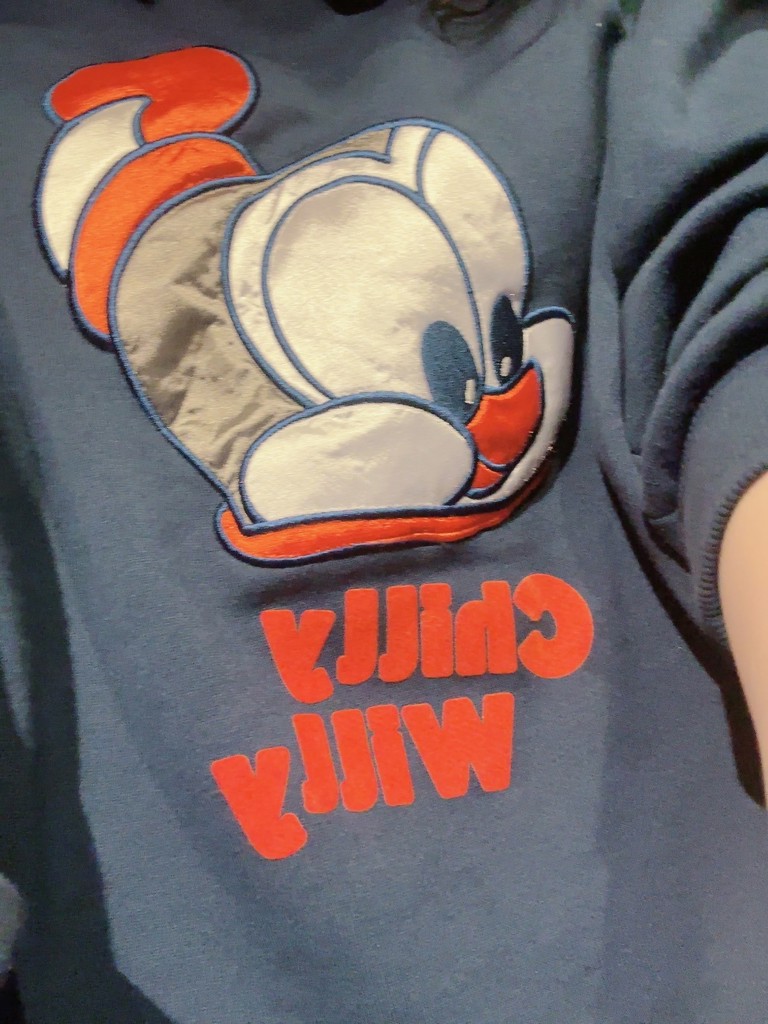 Chilly Willy(チリー・ウィリー)/オーバーサイズ スウェット(ネイビー