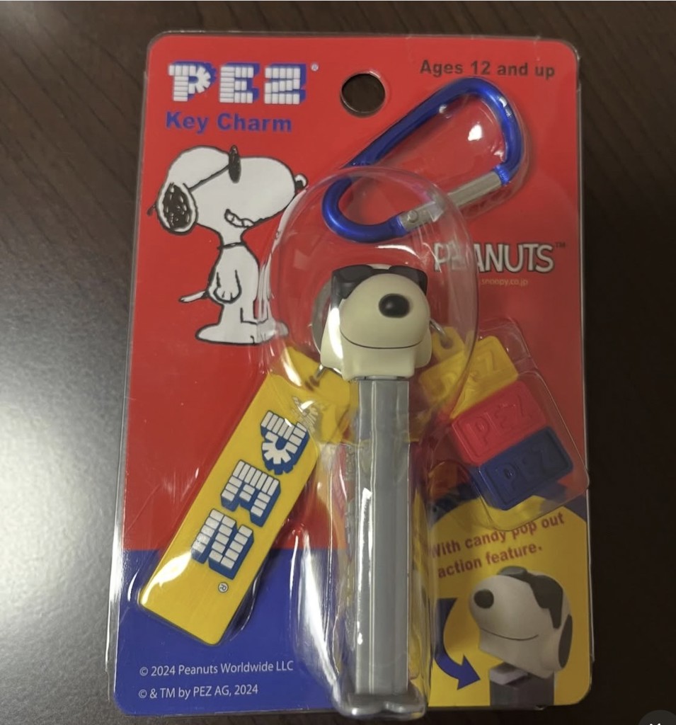 スヌーピー PEANUTS PEZ ペッツ カラビナキーリング