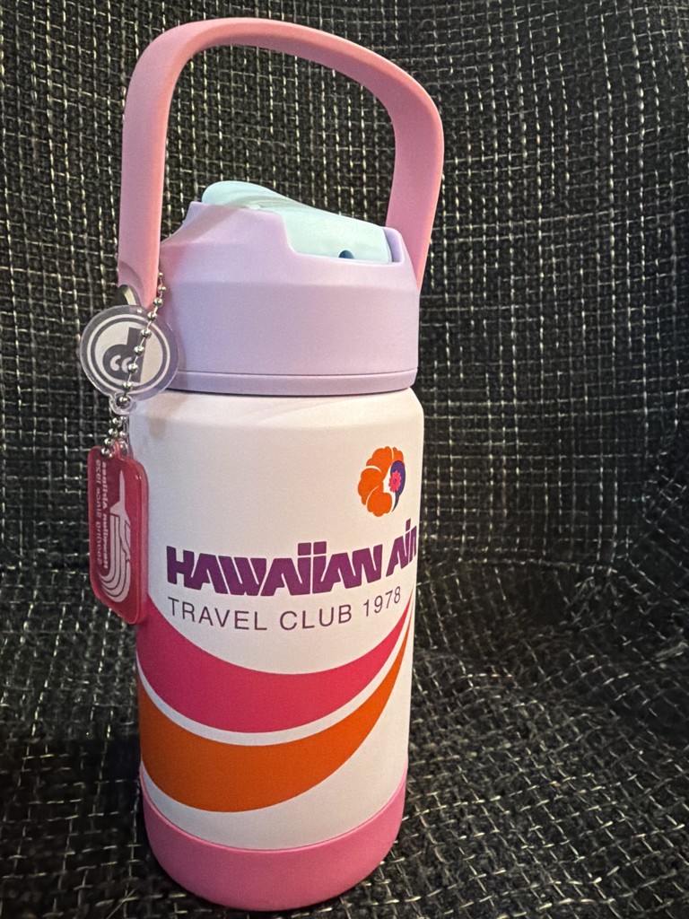 PLAZAハワイアン航空　プラザ　フリップトップステンレスボトル水筒　タンブラー PLAZA BASICS HAWAIIAN AIRLINES ハワイアン航空 フリップトップ