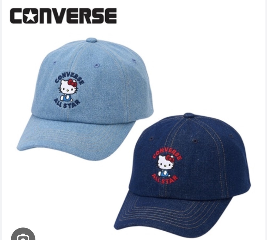CONVERSE コンバース × HELLO KITTY ハロー キティ キャップ(ライト