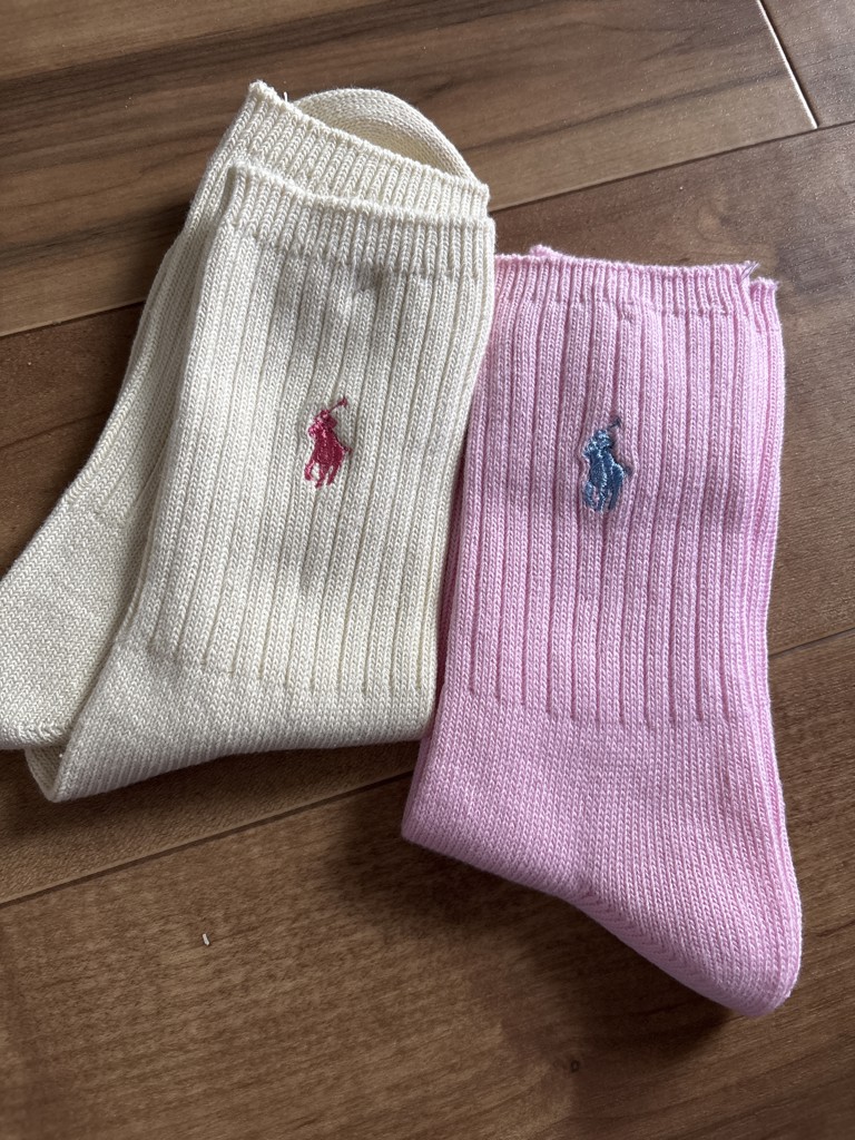 POLO RALPH LAUREN ポロ ラルフ ローレン リブハイソックス 2足