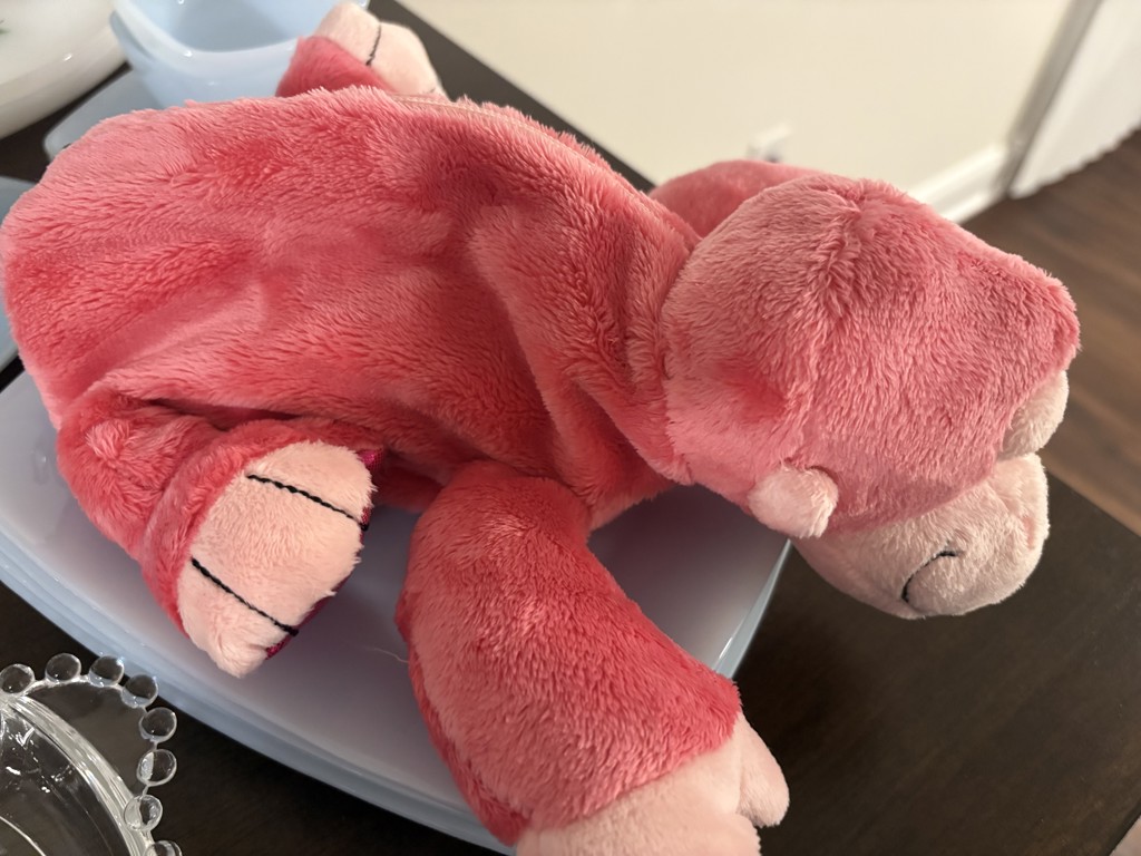 ニキ NICI フィギュアペンポーチ ピンクゴリラ グリッターハート