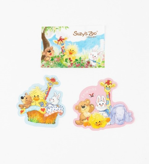 Suzy's Zoo スージー・ズー クリアステッカーセット(集合): 通常