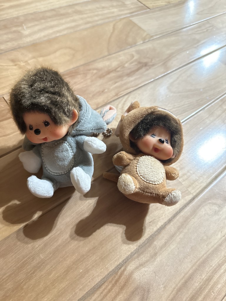 TOM and JERRY トムとジェリー × モンチッチ 顔でかSSキーチェーン