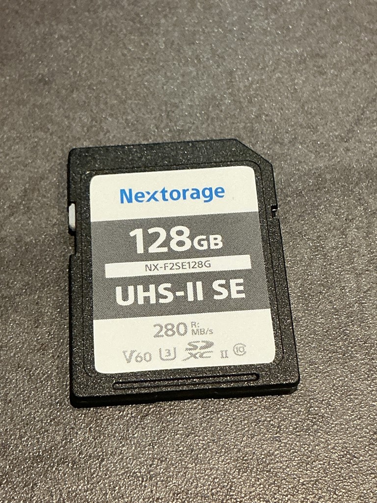 Nextorage NX-F2SE128G SDXC UHS-II U3 V60 メモリーカード 128GB