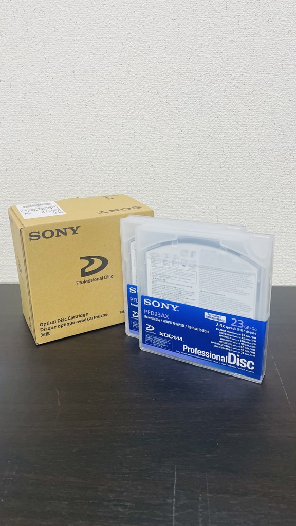 SONY PFD23AX XDCAM記録用プロフェッショナルディスク(23GB/1層/キュー
