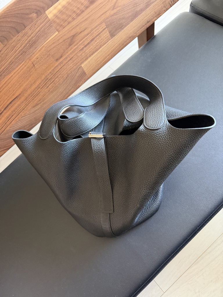 エルメス ケリー28 セリエ ヴォーエプソン エトゥープ シルバー金具 K