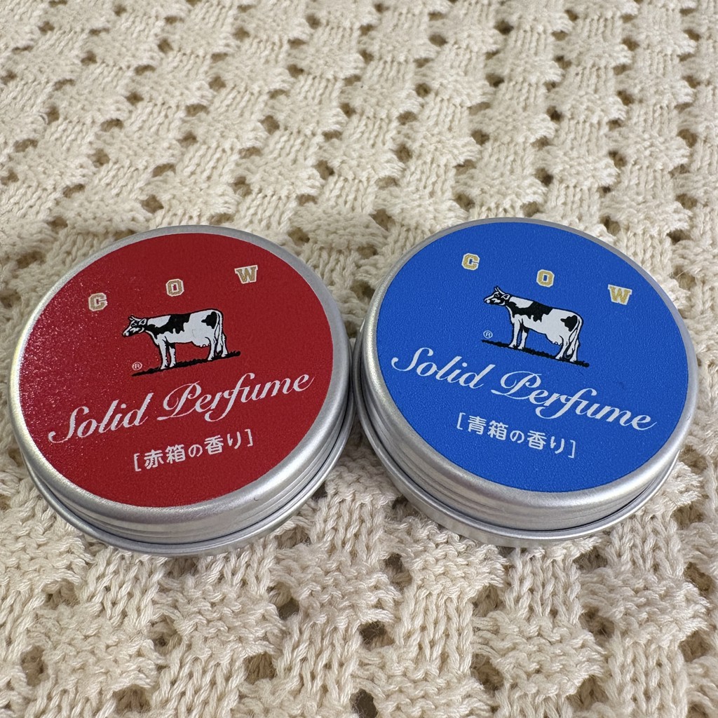 カウブランド 青箱の香りの練り香水(4.5×4.5×2㎝ / 19g（容器包装含