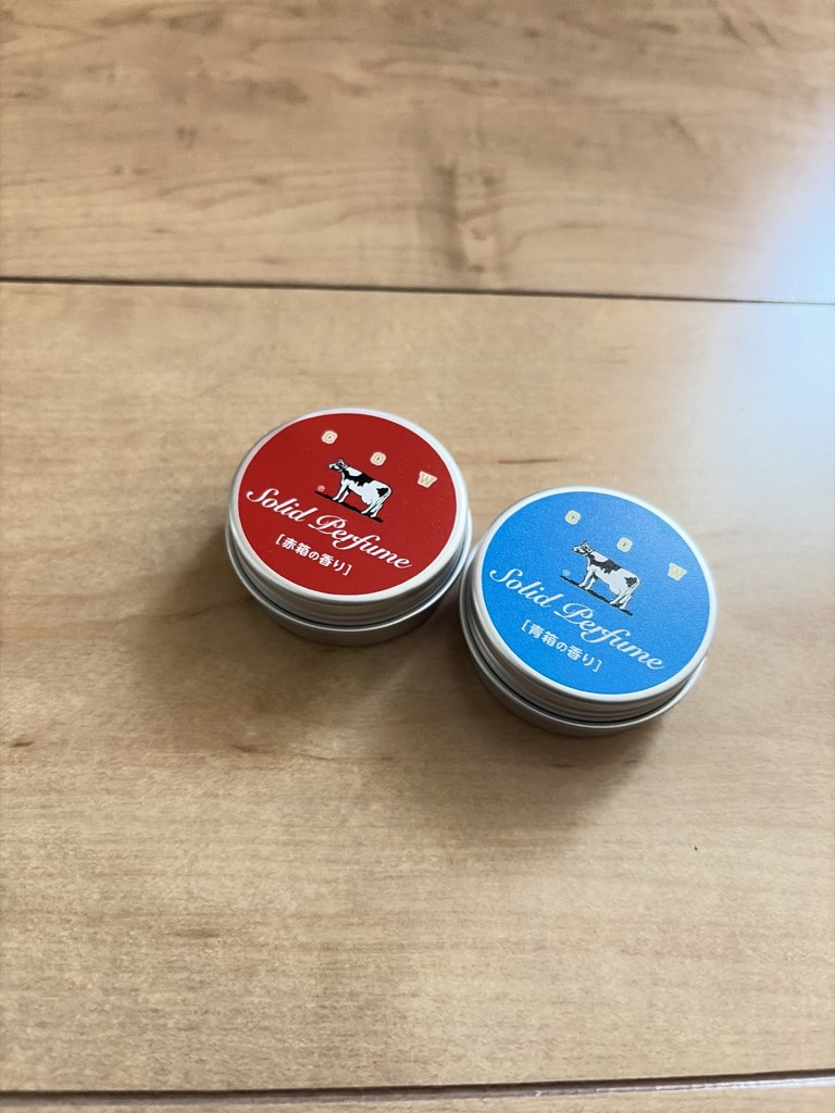 カウブランド 青箱の香りの練り香水(4.5×4.5×2㎝ / 19g（容器包装含