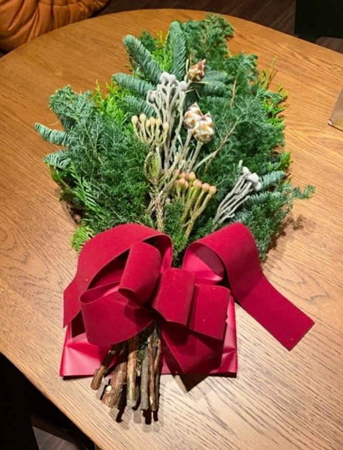 4.クリスマススワッグ 楽天市場】クリスマス スワッグ ツリー セット プリザーブド ドライ