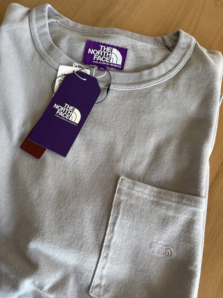 THE NORTH FACE PURPLE LABEL 8OZ FLD POCKET T-SHIRT(M OW): トップス