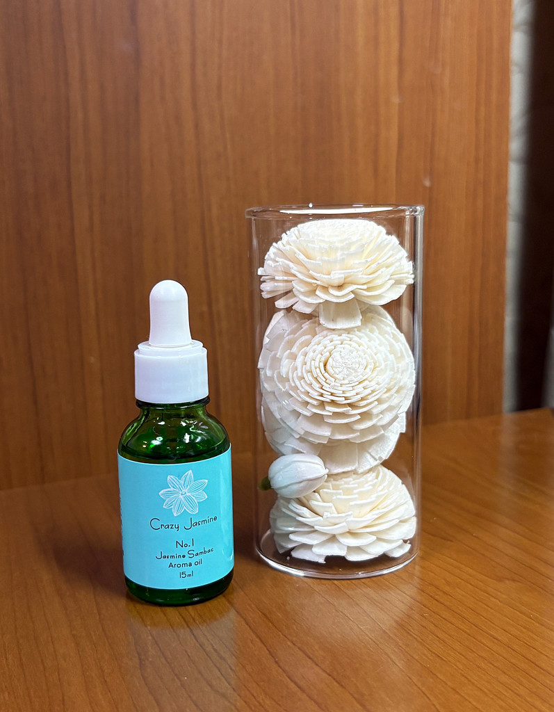 No.1 Jasmine Sambac アロマオイル15mlとディフューザーセット