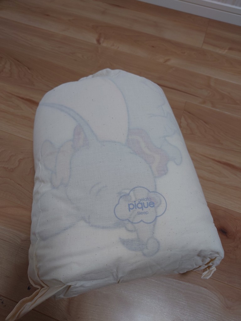 Sleep】Dumbo/パッチワーク刺繍キルトケット(ブランケット 