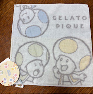 GELATO PIQUE キノピオ　ベビモコルームウェア ハンドタオル付き GELATO PIQUE キノピオ ベビモコルームウェア ハンドタオル付き