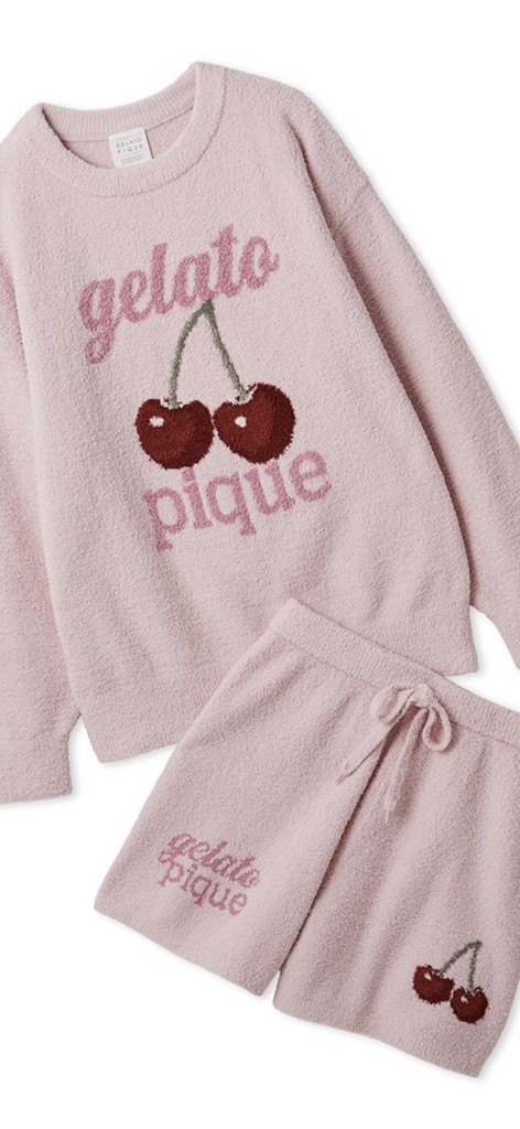 ONLINE限定】べビモコチェリージャガードプルオーバー&ショートパンツ