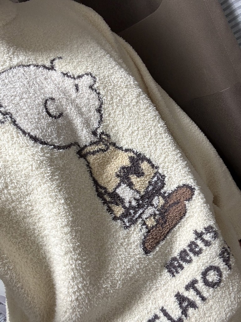 PEANUTS】【HOMME】ベビモコジャガードプルオーバー&ロング PEANUTS】【HOMME】ベビモコジャガードプルオーバー&ロング