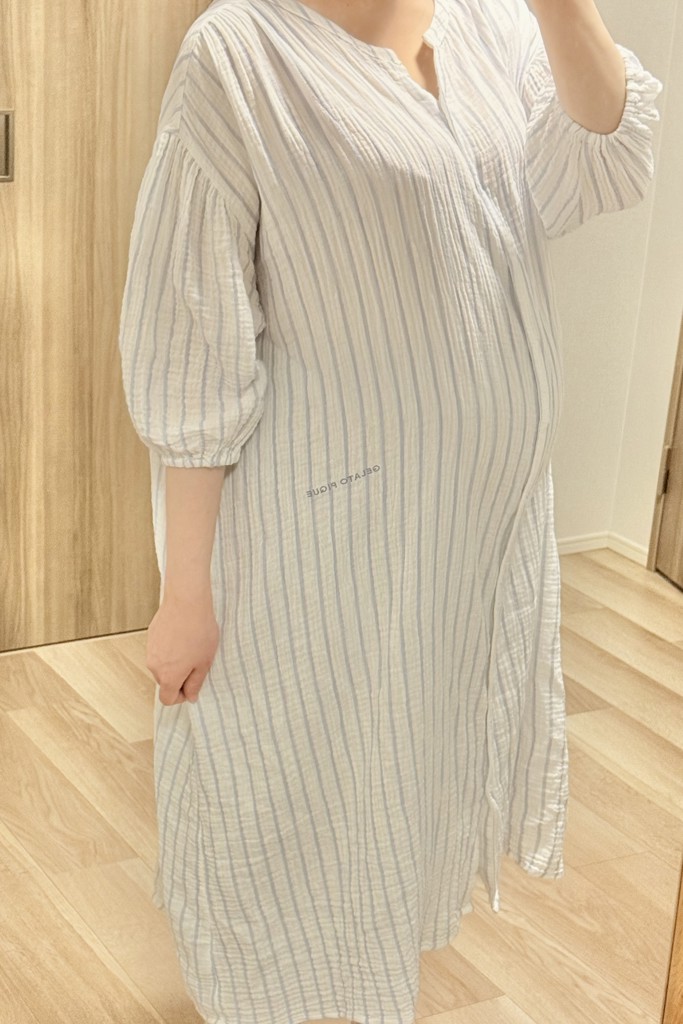 くちん様、ジェラートピケ、ガーゼマタニティパジャマ、ワンピース マタニティガーゼワンピース（ルームウェア/パジャマ）｜gelato