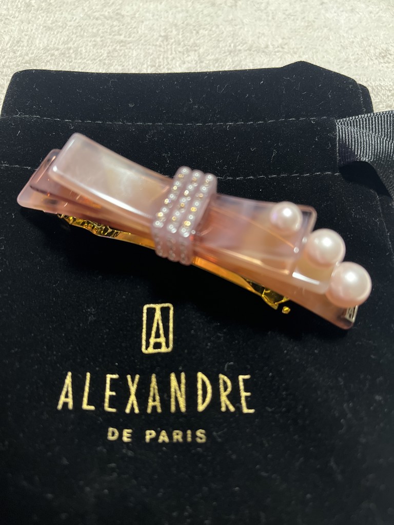 ALEXANDRE DE PARIS MUCHA グラデーション バレッタ グラデーション パール バレッタ(ヘアアクセサリー)｜グッズ│MUCHA
