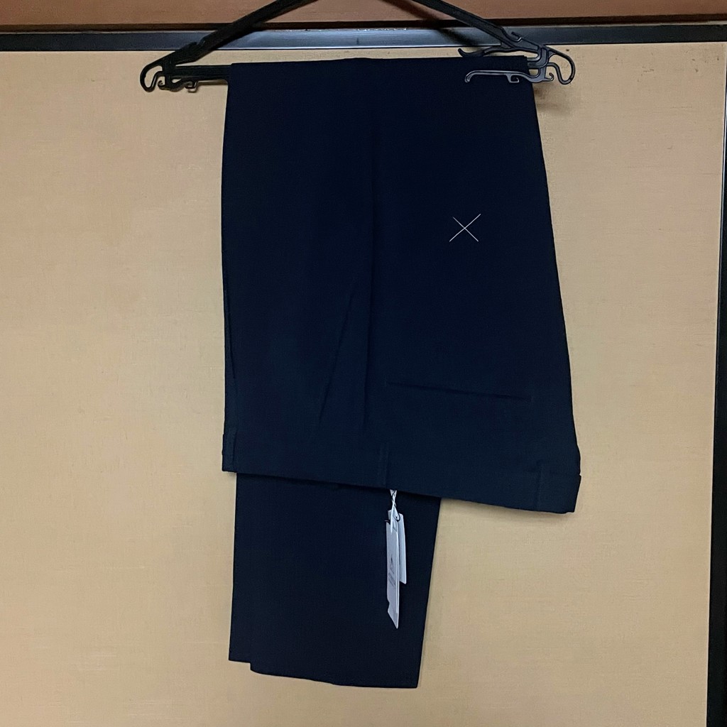 ウォッシャブル】スラックス ワンタック テーパードパンツ