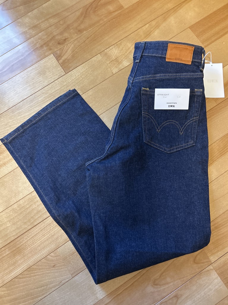 ポイントアップ対象】essentials ストレートデニムパンツ|EDWIN|エドウイン