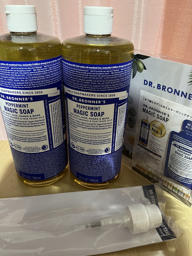 ドクターブロナー マジックソープ Lサイズ（946mL）専用ポンプ