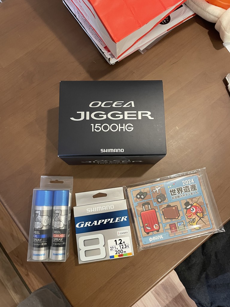 新品未使用⭐️エガ福袋 Aセット 選べる福袋2024】014_オシアジガージギングセット1017081 - 釣具