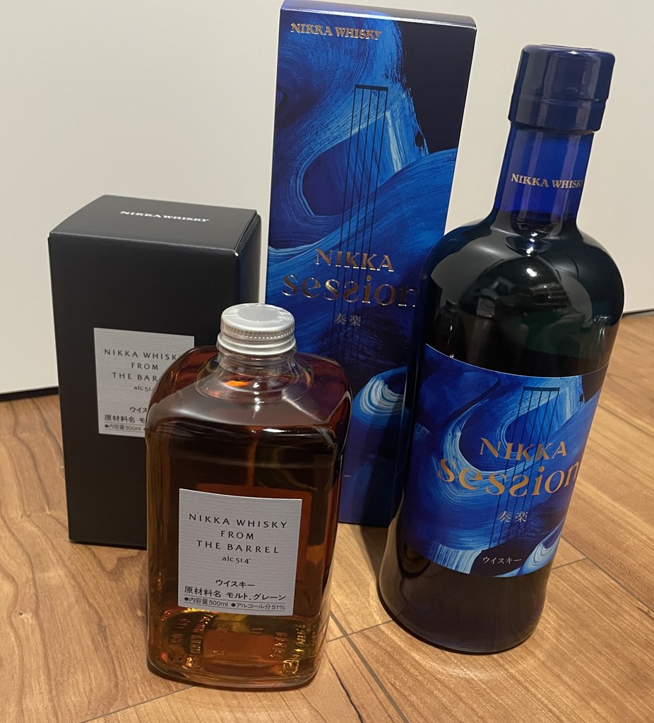 ニッカ セッション43度700ml ＆ ニッカ フロムザバレル51度500ml