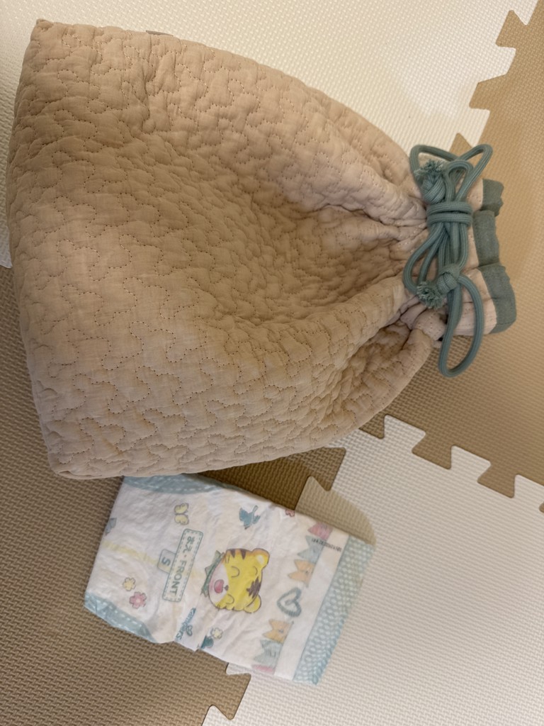 SALE】ヌビ・巾着バッグ/クラウド/ベージュ(【SALE】クラウド