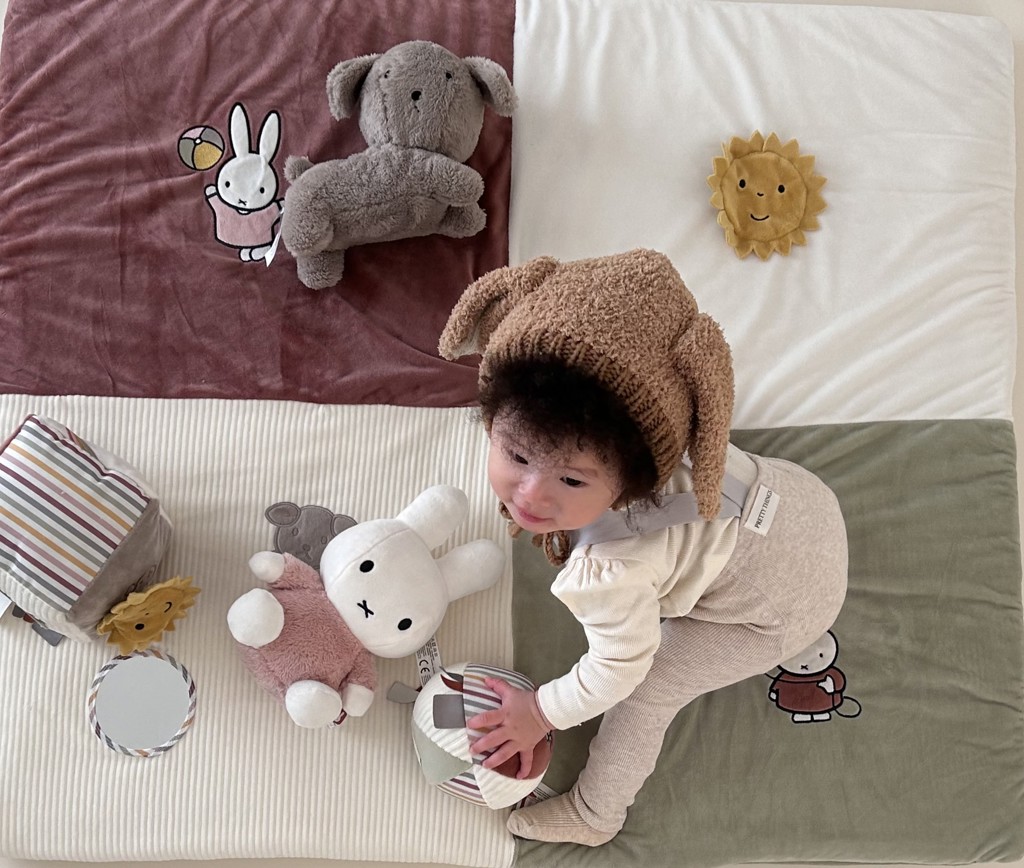 miffy ミッフィープレイマット/フラッフィー/ピンク(フラッフィー