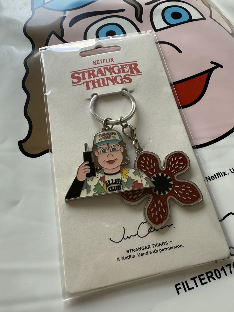 Dustin（ダスティン）金属キーリングシルバー Stranger Things