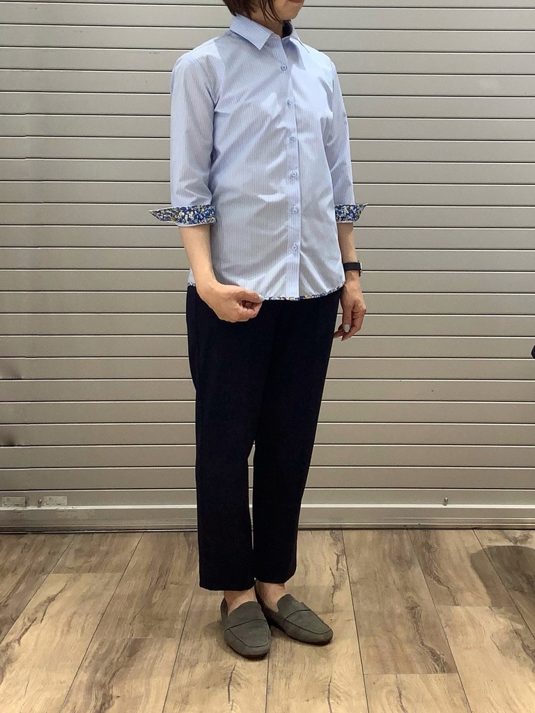tシャツ インレイ変形プルオーバー / セットアップ対応 レディース SHIPS any tシャツ any:「洗濯機可能」インレイ コクーン