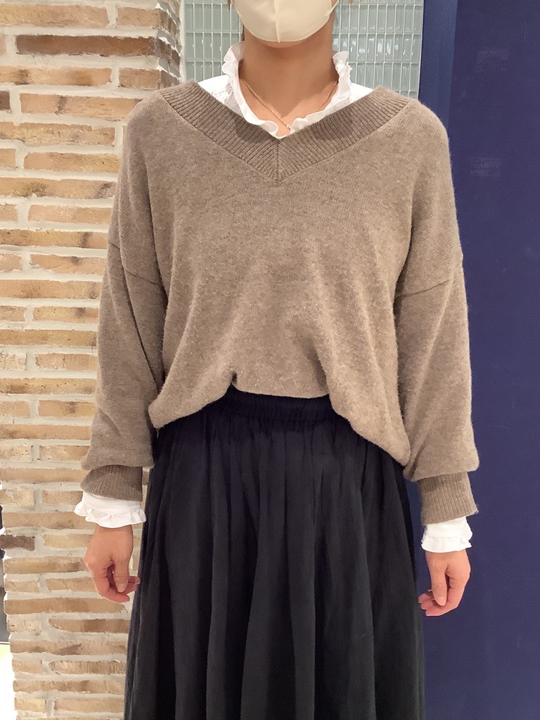 Pitta Re:)】 ラム混ゆるニットプルオーバー レディース(M モカ