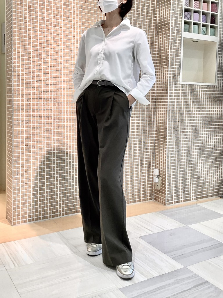 Pitta Re:)】 カジュアルシャツ Wガーゼ 長袖 綿100% レディース(S