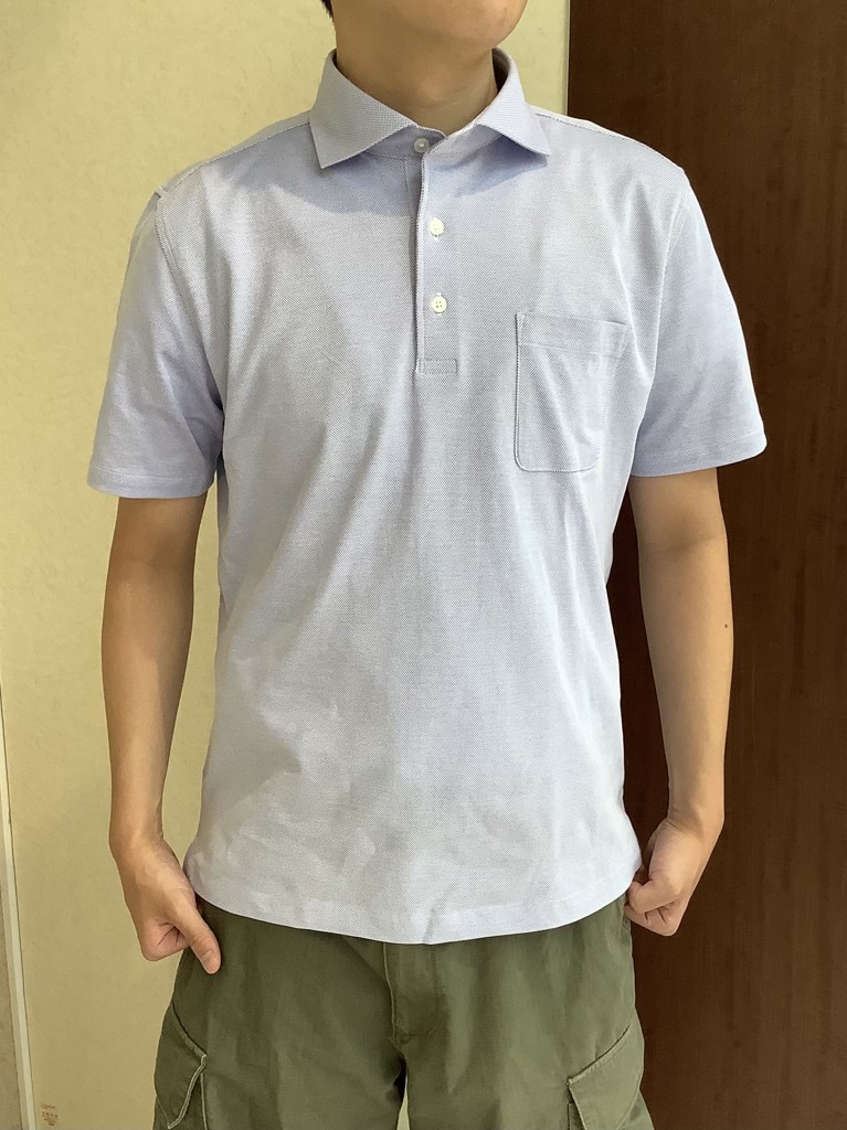 【STONE  】ポロシャツ サッカー バックプリント 半袖 ポロシャツ｜PEARLY GATES