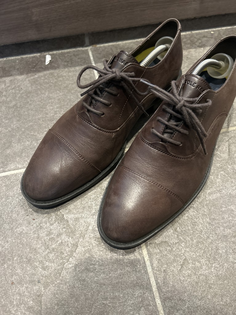 ストレートチップシューズ／COLE HAAN／カーフレザー